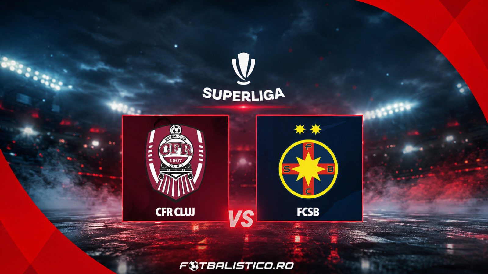 CFR Cluj - FCSB, capul de afiș al etapei a 6-a din SuperLiga